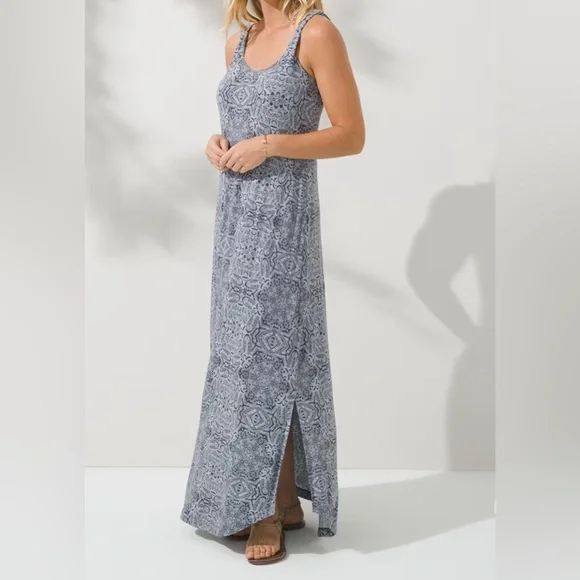 grey strappy maxi dress Kaya Tie Strap Maxi Dress